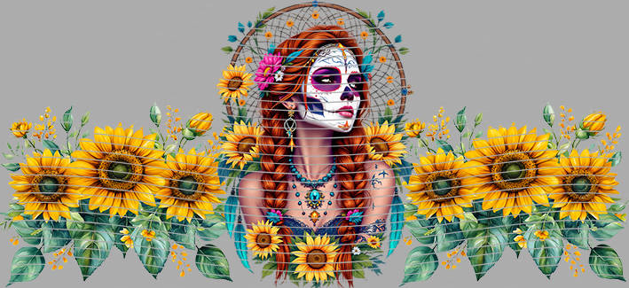 16oz Sunflower Girl-SU-262